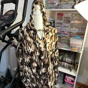 Brand new in shipping bag. Sew in love, Camo hoodie.